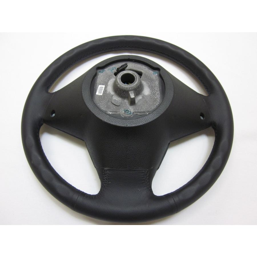 BMW ステアリングホイール 本体　エアバックなし 希少！ BMW X5 X3 E70 E83 純正 革 ステアリング ハンドル エア