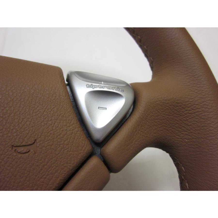 カイエン ポルシェ 955 957 911 純正 革 ステアリング ハンドル エア