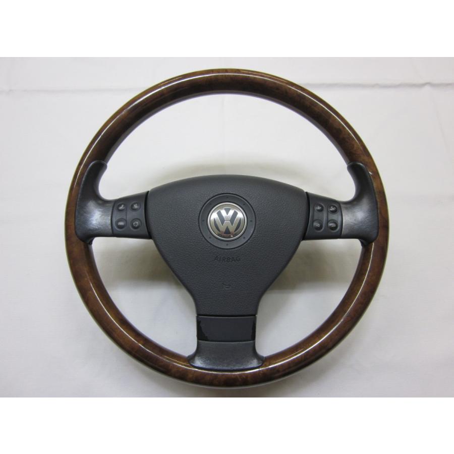 ゴルフ5 ゴルフV ポロ トゥーラン 純正 ウッド ステアリング