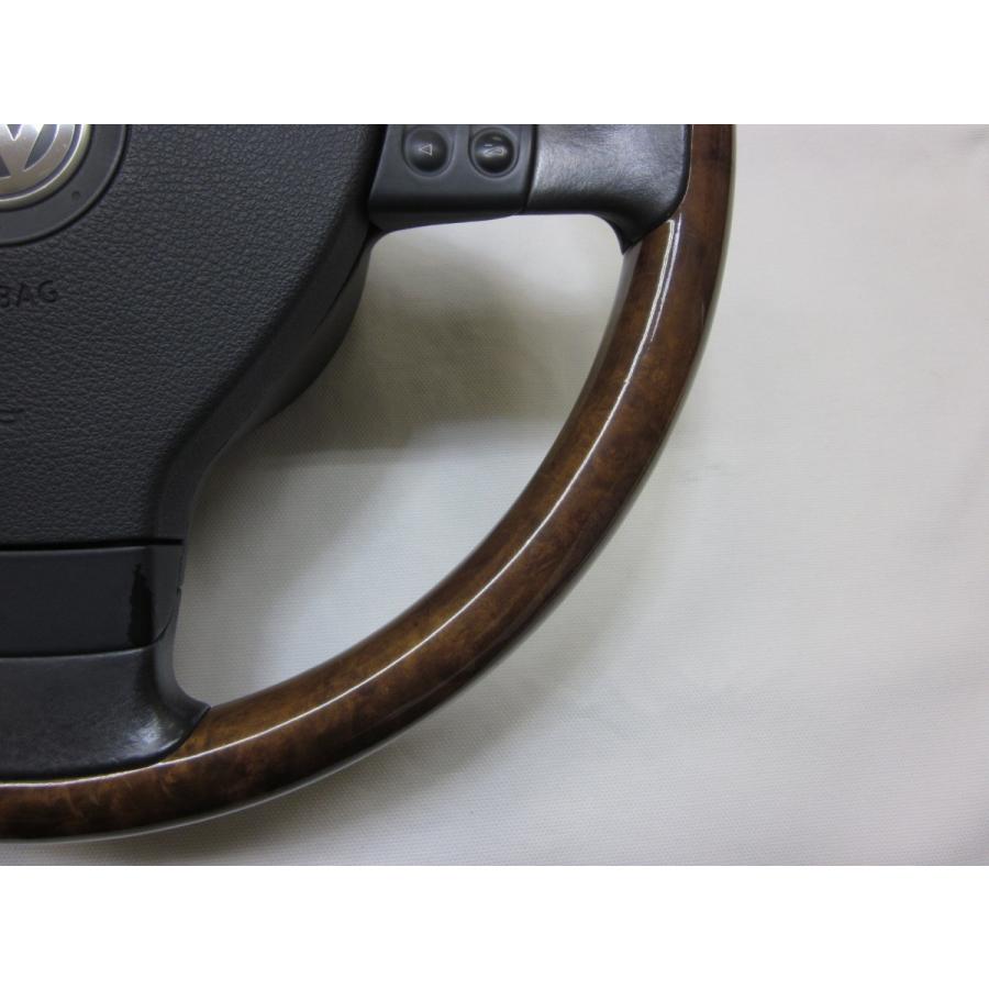 VW フォルクスワーゲン　ウッドステアリング　ハンドル　ウッド製　35cm 本革ステアリングホイールカバー,ピーチウッドカラー