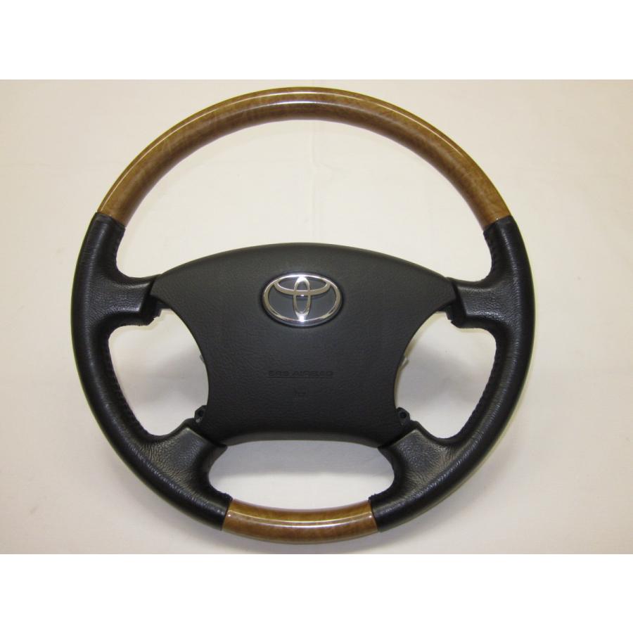 【新品】10系アルファード用【格安】ウッドコンビ　ハンドル　ステアリング　 アルファード 10系 2002(H14).5 - 2008(H20).5 前期 後期 ステアリング