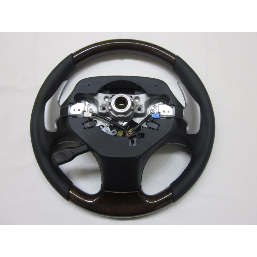 新同！IS レクサス 20系 GSE2#型 パドル付き！ ウッド ステアリング