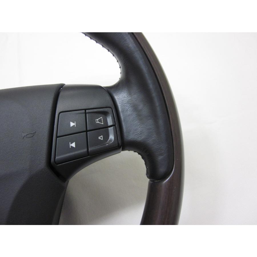 リ*ー様 VOLVO ボルボ　ウッド・レザーコンビハンドル FE ハンドルグリップ加工 VOLVO FH（ウッドコンビ）｜【トラック