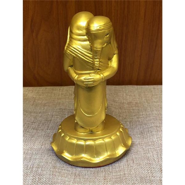 最新最全の真鍮製 佳品 手作り 仏教美術 立像 FQ-18 大聖歓喜天 歓喜天