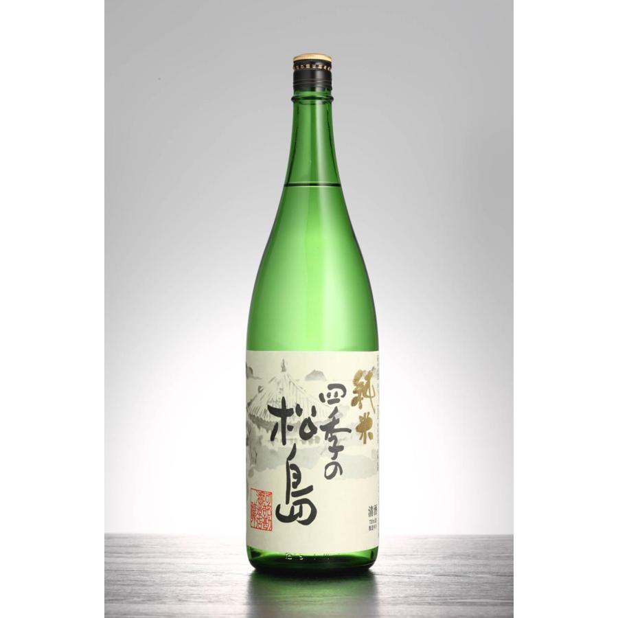 【業務用】【宮城県塩釜市】 阿部勘　四季の松島　純米　１８００ｍｌ×６本　ケース販売（１本あたり３,４５０円） | 