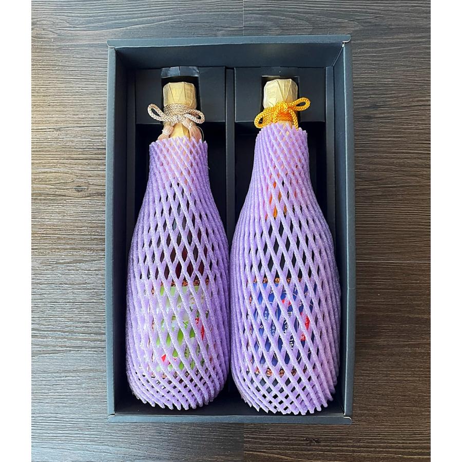 【父の日ギフト　贈答仕様品】東松島上下堤の里 【松島】蕎麦焼酎堤の花雫 （黒瓶・赤瓶） ７２０ｍｌ×２本セット |  | 07