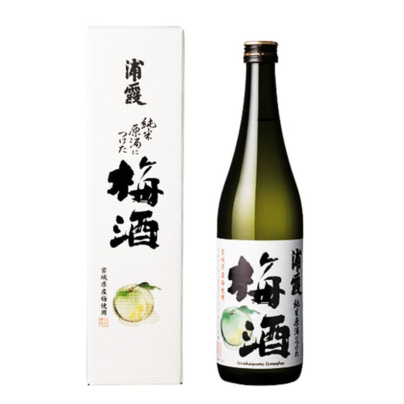 【宮城県塩釜市】 純米原酒につけた浦霞の梅酒 720ml | 