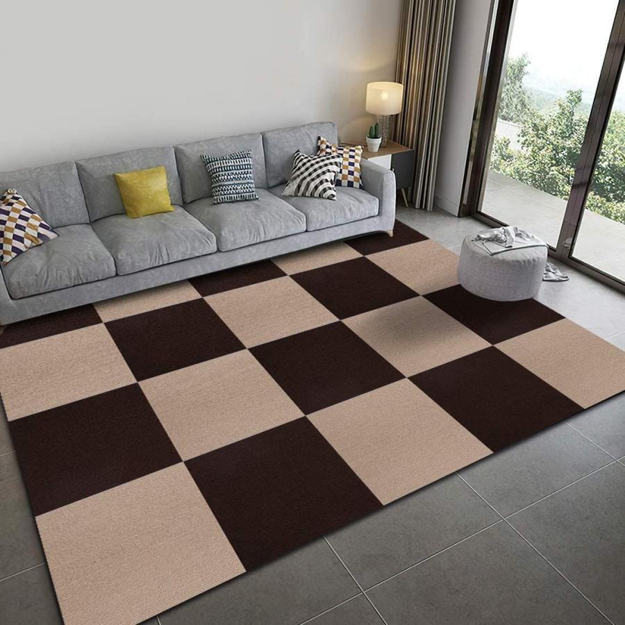 タイルカーペット ジョイントマット タイルマット チェアマット ズレない 防音 パンチカーペット 床保護マット 高評価なギフト カーペット 洗える ペット用