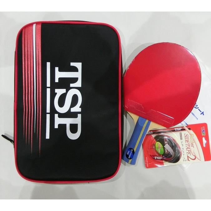 MIZUNO（ミズノ） TSP卓球ラケット5点セット スタッシュFL ラバー貼