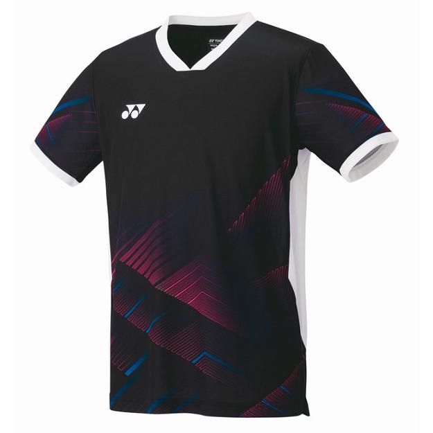YONEX メンズゲームシャツ（フィットスタイル） Sサイズ 黒 YONEX（ヨネックス） メンズ ゲームシャツ フィットスタイル(アッシュ