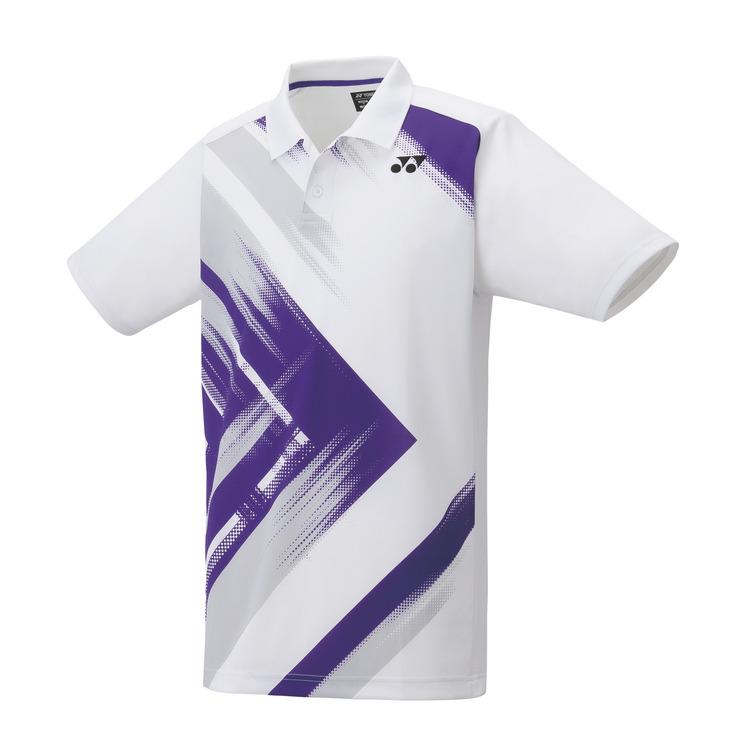 【新品未使用】YONEX バドミントンシャツ Mサイズ ホワイト/ブルー YONEX（ヨネックス） 【メール便可】ヨネックス ユニゲームシャツ