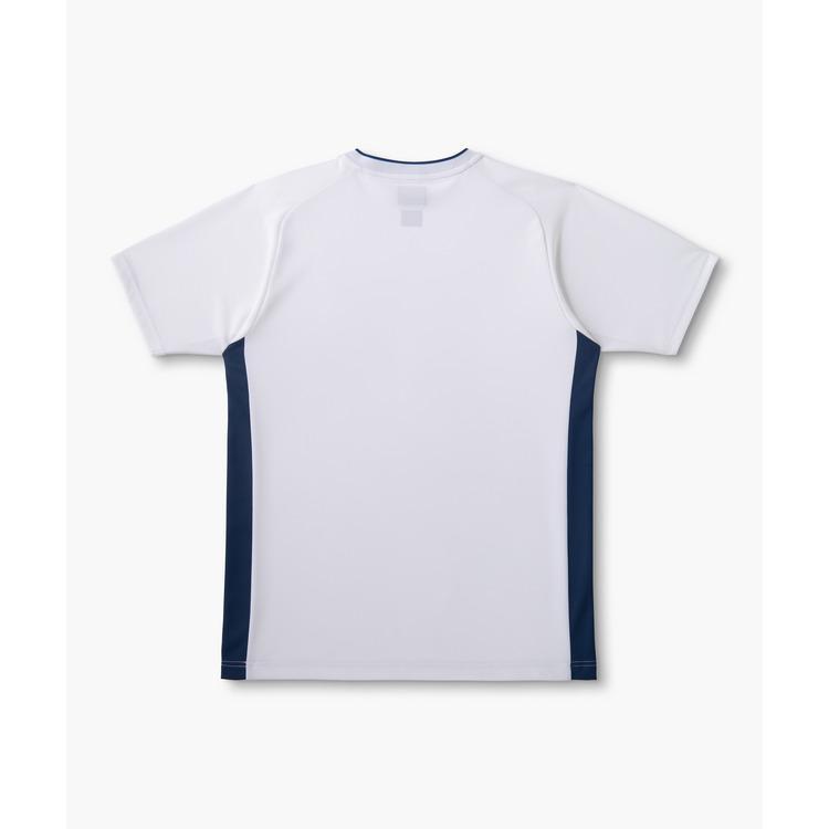 【新品未使用】YONEX バドミントンシャツ Mサイズ ホワイト/ブルー YONEX（ヨネックス） 【メール便可】ヨネックス ユニゲームシャツ