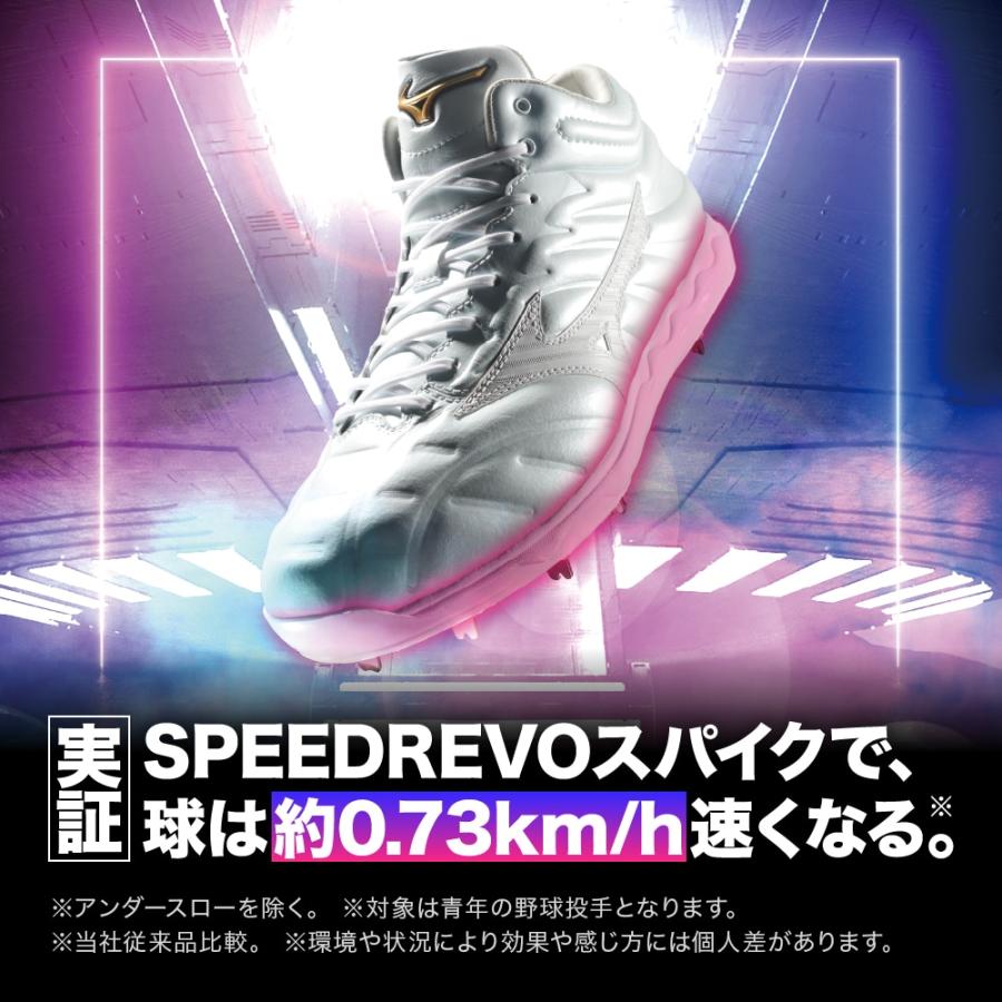 MIZUNO（ミズノ） 送料無料 ミズノプロ 野球 スパイク 金具 白