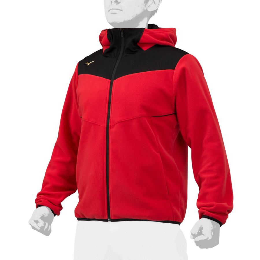 MIZUNO（ミズノ） 送料無料 ミズノプロ フリース パーカー フーディ