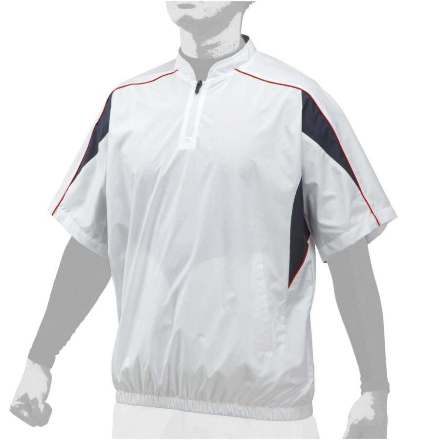 Mizuno シャツセット ホワイト ネイビー レッド MIZUNO（ミズノ） マイクロフト トレーニングクロスシャツ N2JC9020