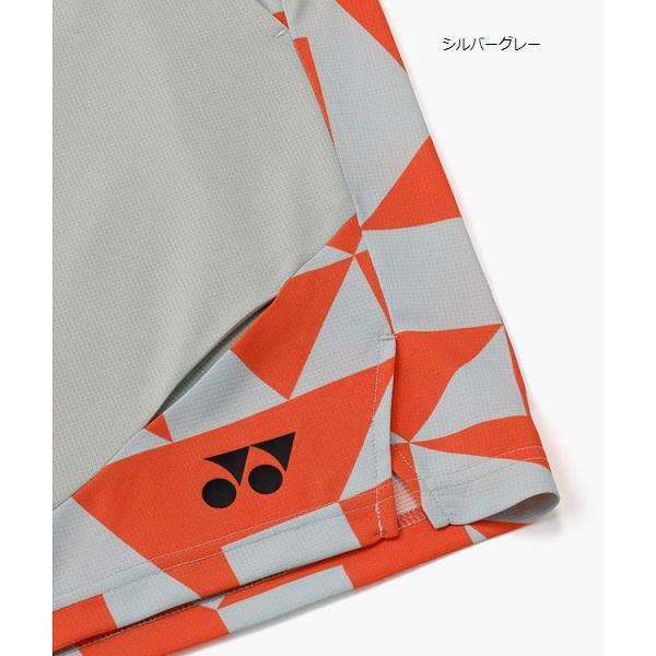 YONEX 幾何学模様 レッドパンツ Oサイズ YONEX（ヨネックス） 【メール便可】ヨネックス メンズニットハーフ