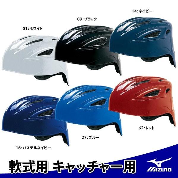 MIZUNO ミズノ 軟式 キャッチャー用ヘルメット 1DJHC201
