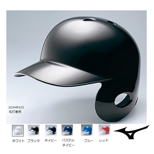 MIZUNO（ミズノ） 軟式ヘルメット 右打者用 1DJHR103 野球ヘルメット