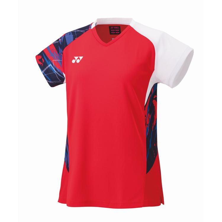 JAPAN ゲームシャツ　YONEX ユニフォーム　 Tシャツ　L　レッド YONEX（ヨネックス） 【メール便可】ヨネックス ウィメンズ ゲーム