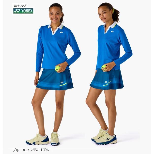YONEX セットアップ 15143 ユニXL アクアブルー 日本代表 YONEX（ヨネックス） レディース ユニフォーム セットアップ 20923