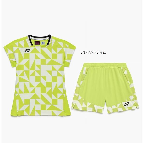YONEX（ヨネックス） 送料無料 レディース用 ゲームシャツ パンツ 上下