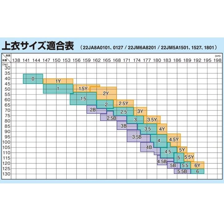 ミズノ 柔道着 上下セット 全柔連・IJF規格基準モデル 優勝 22JM5A1801/22JP5A1801の画像