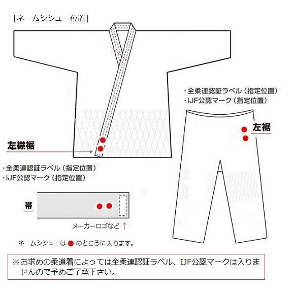 ミズノ 柔道着 上下セット 全柔連・IJF規格基準モデル 優勝 22JM5A1801/22JP5A1801の画像