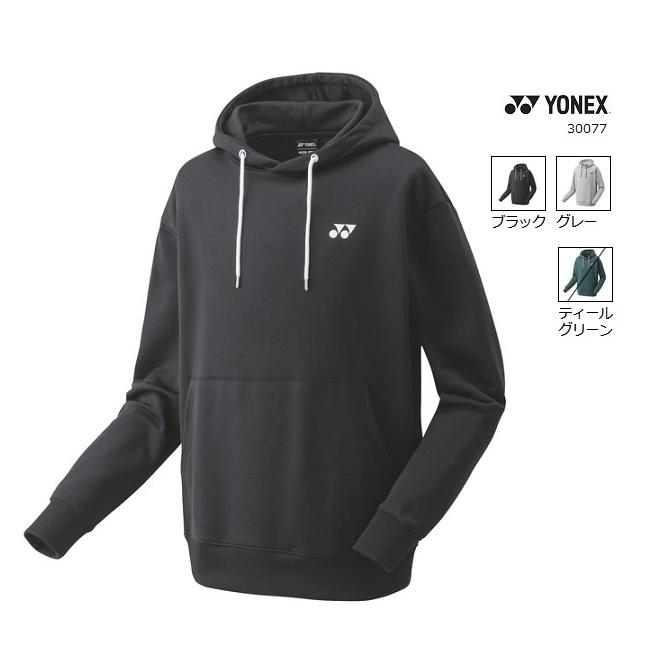 YONEX 限定 パーカー レディース YONEX ヨネックス 30077 ユニ スウェットパーカー 男女兼用