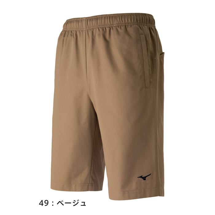 ミズノ メンズ テニス ノースリーブシャツ ハーフパンツ Mサイズ 新品 MIZUNO（ミズノ） ハーフパンツ メンズ 綿混 チノハーフパンツ