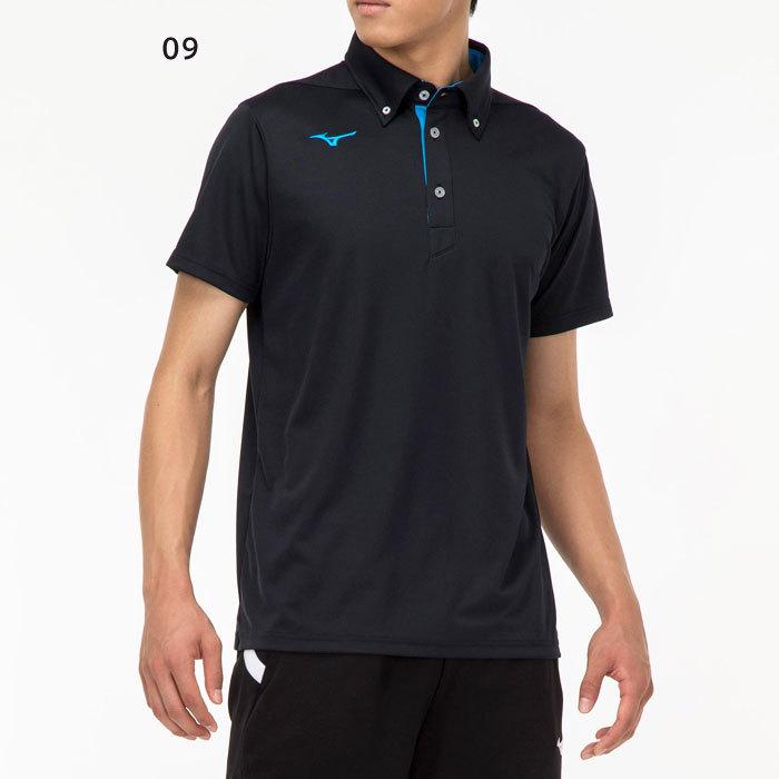 MIZUNO（ミズノ） 【メール便可】ポロシャツ メンズ レディース ボタン