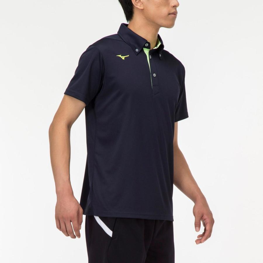 MIZUNO（ミズノ） 【メール便可】ポロシャツ メンズ レディース ボタン