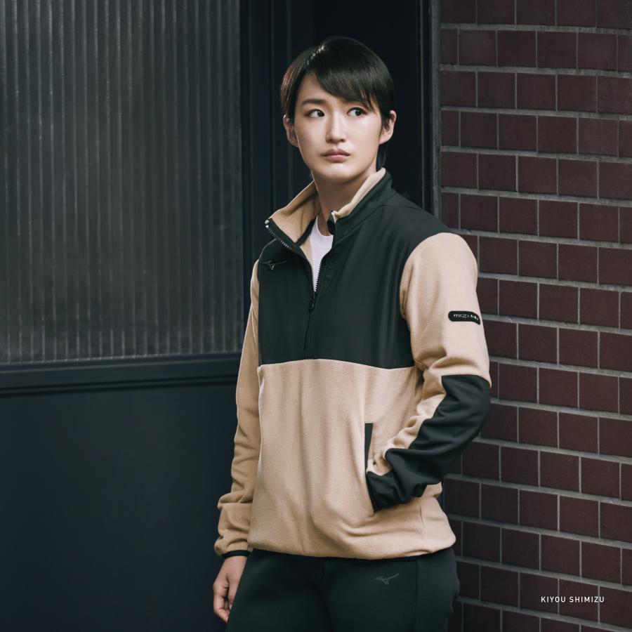 MIZUNO（ミズノ） 送料無料 フリース ハーフジップ メンズ 男女兼用