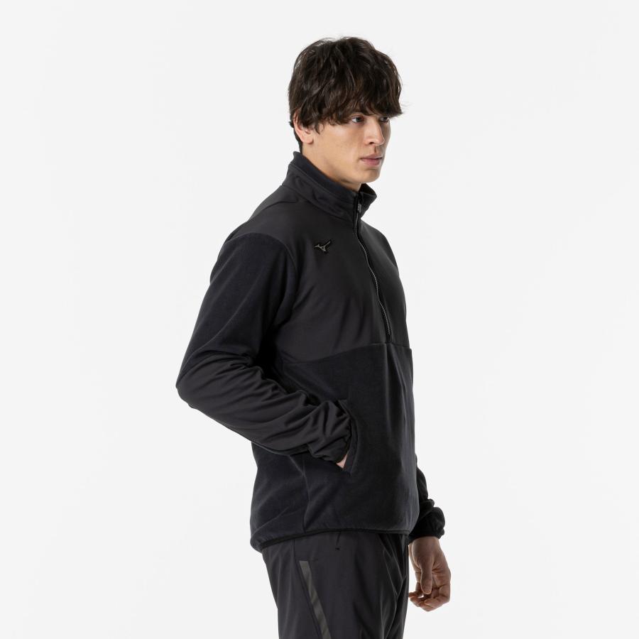 MIZUNO（ミズノ） 送料無料 フリース ハーフジップ メンズ 男女兼用