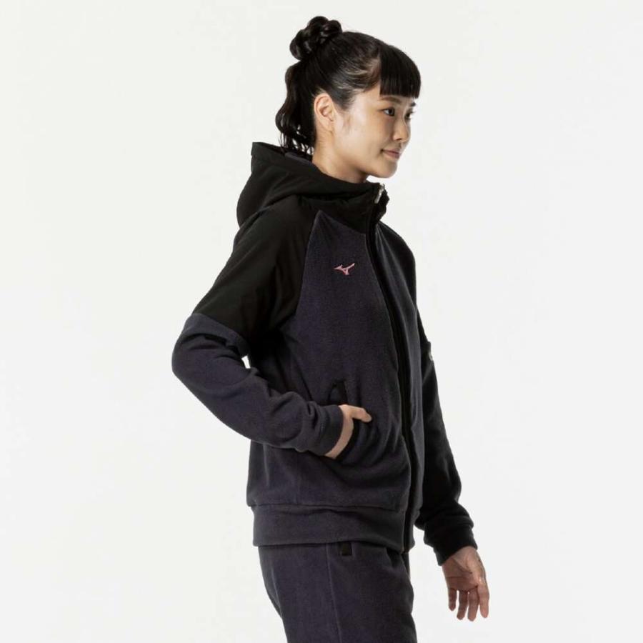 MIZUNO（ミズノ） 送料無料 フリース ジャケット レディース フーディ