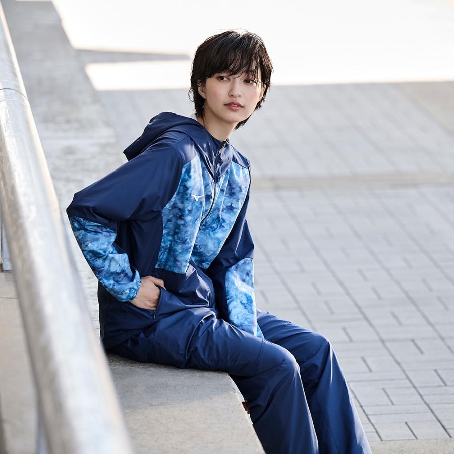 送料無料 ウインドブレーカー パンツ レディース 発熱 保温 ブレスサーモ ミズノ 32MFB831 | MIZUNO | 06