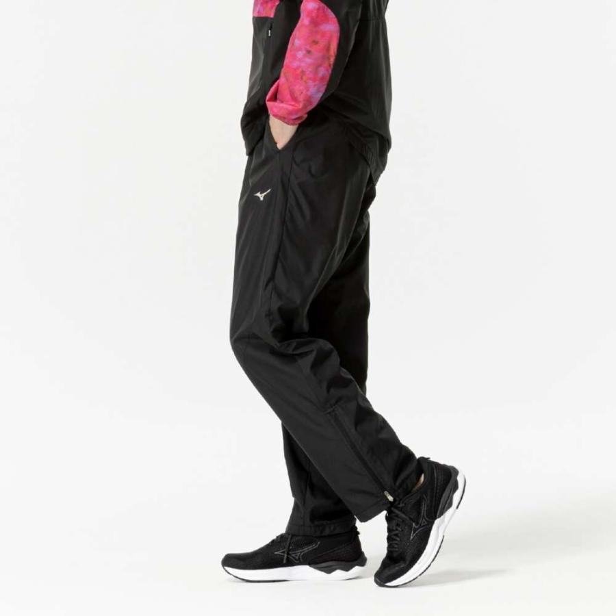 送料無料 ウインドブレーカー パンツ レディース 発熱 保温 ブレスサーモ ミズノ 32MFB831 | MIZUNO | 02