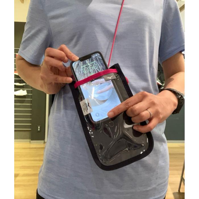 MIZUNO（ミズノ） 【メール便可】スマホショルダー ネックポーチ