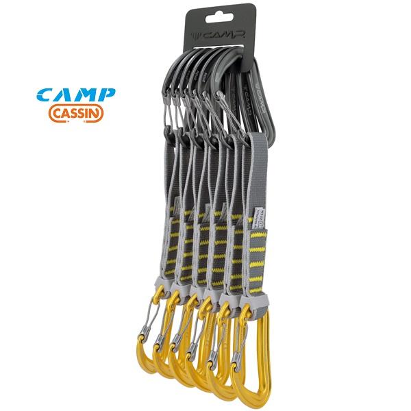Dégaine C.A.M.P. DYON Express KS 12 Cm - Mousquetons KeyLock, Résistance 11 KN - Pour Escalade Et Via Ferrata - 2