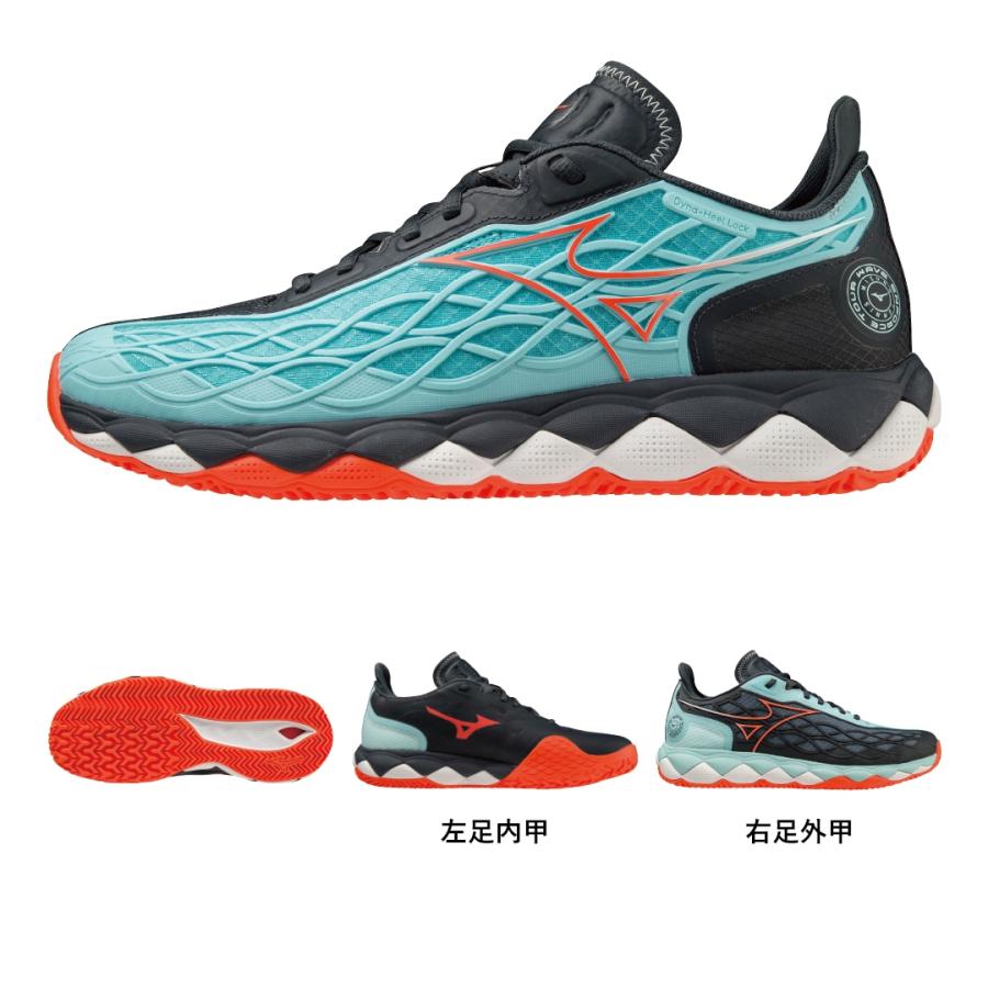 MIZUNO（ミズノ） 送料無料 テニスシューズ オムニクレー 2E ウエーブ