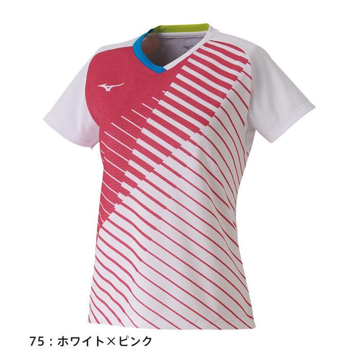 特価キャンペーン メール便可 ミズノ ゲームシャツ レディース 62ja0217 バドミントン テニス ソフトテニス Cisama Sc Gov Br