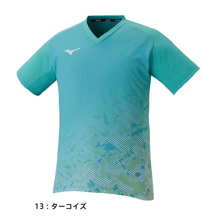 【メール便可】ミズノ ゲームシャツ メンズ 男女兼用 62JA2032 バドミントン テニス ソフトテニス