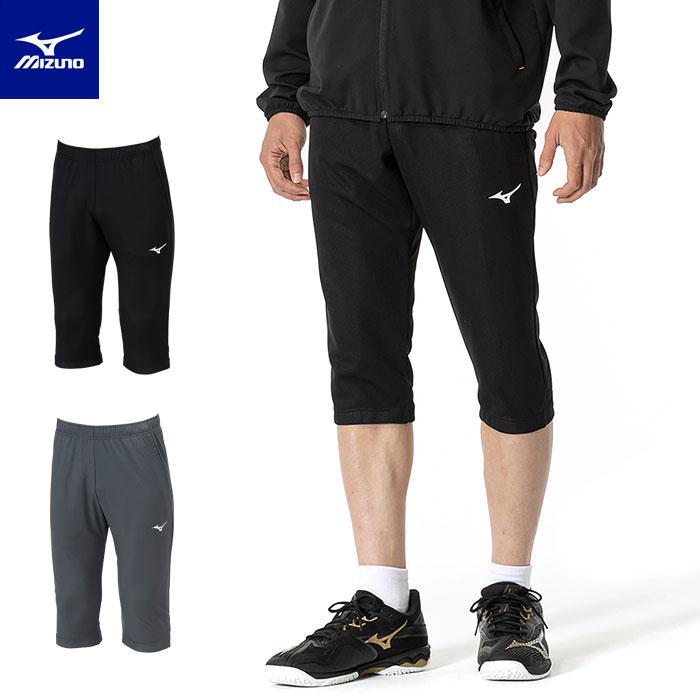 美品★ミズノ バドミントン テニス パンツ サイズM 黒 MIZUNO（ミズノ） 【メール便可】ミズノ 7分丈パンツ メンズ