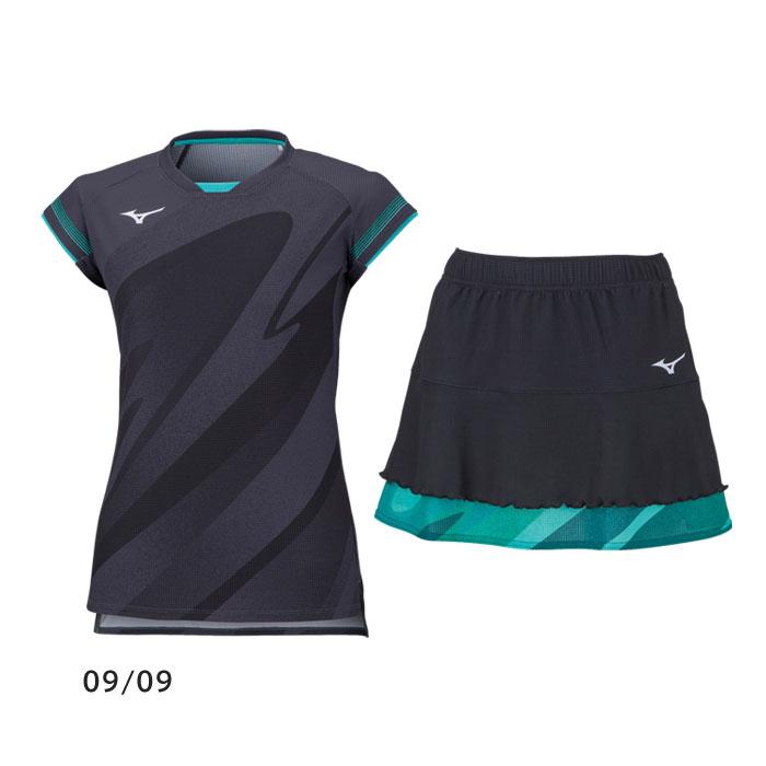 新品未使用Mizuno ミズノテニスウェア上下セット　シャツXL 、スカートXL MIZUNO ミズノ テニスウェア『レディース』 スカート レディース