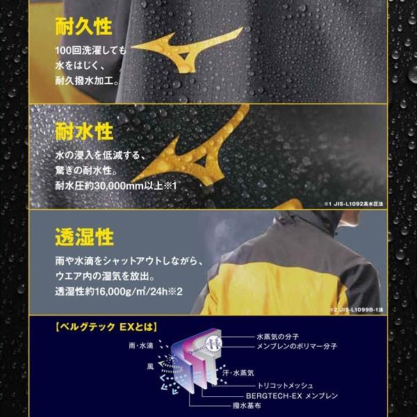 MIZUNO（ミズノ） 送料無料 ベルグテックEXストームセイバーVI レイン