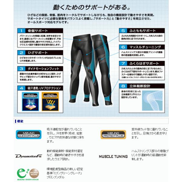 MIZUNO（ミズノ） 【BG8000】バイオギアタイツ（ロング）レディース
