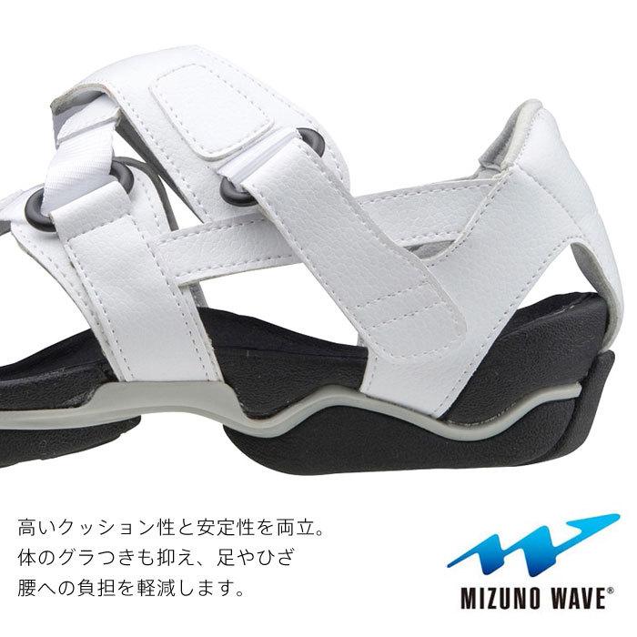 Mizuno スポーツサンダル グレー MIZUNO（ミズノ） 送料無料 サンダル メンズ レディース ウエーブ