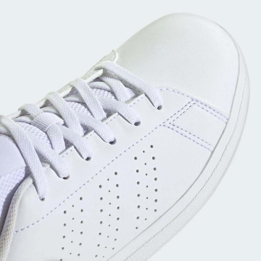adidas（アディダス） ADVANCOURT BASE 2.0 J 白×緑 スニーカー