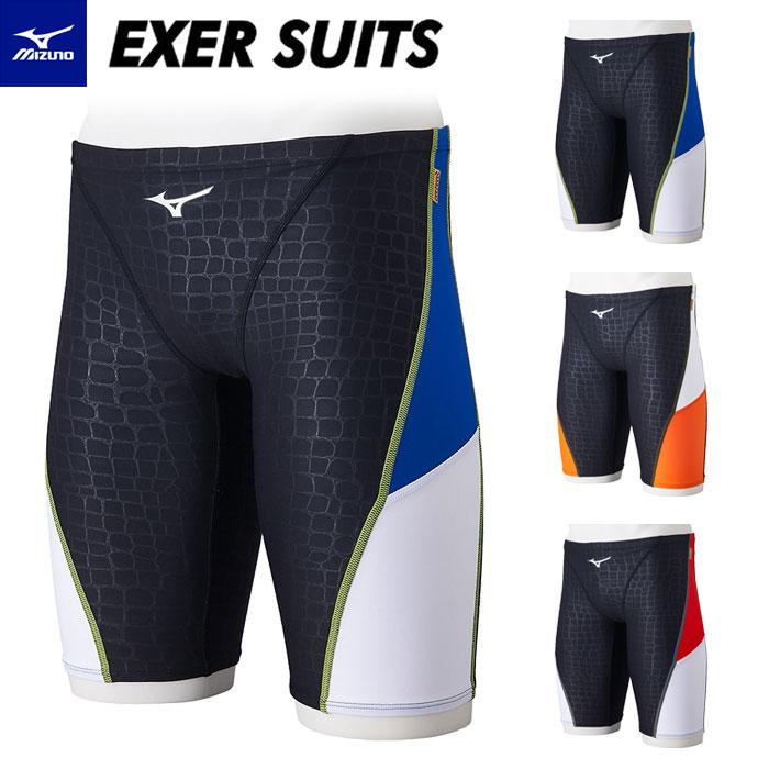 MIZUNO 【メール便可】ミズノ 競泳 練習用水着 メンズ ハーフ