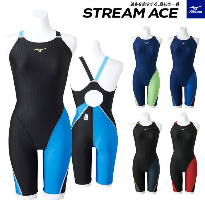 新品　レディース　競泳水着　ミズノ　Mサイズ　アヤコレクション　ストリームエース MIZUNO ミズノ 競泳水着 レディース WA承認モデル ミディアム
