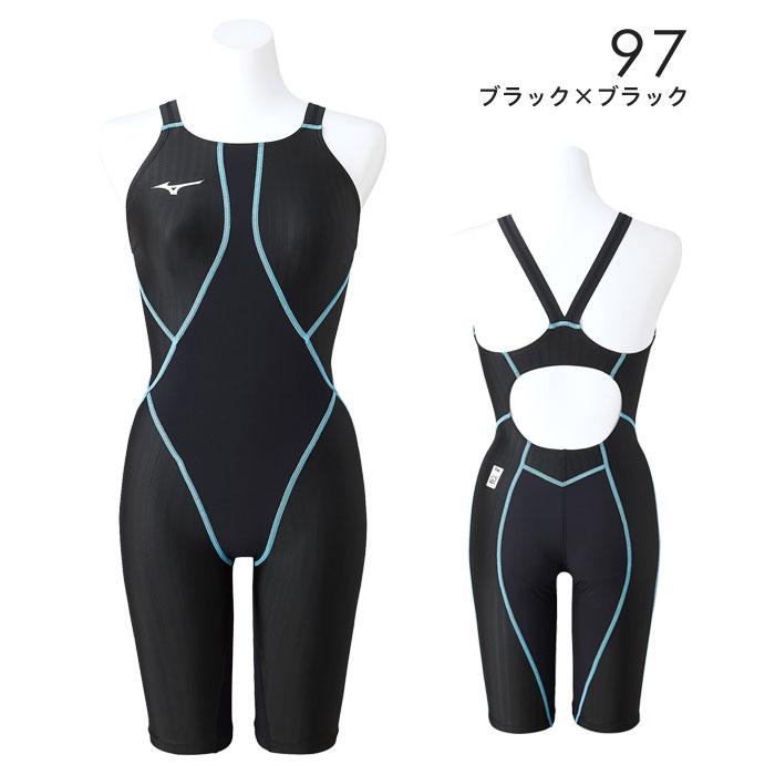 【メール便可】ミズノ 競泳水着 レディース FINA承認 ハーフスーツ FXソニック シナジー N2MGA230 スイムウエアの画像